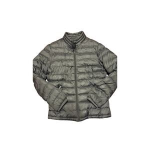XIOS Garments Women’s Black Quilted Puffer Coat L Long Winter Jacket